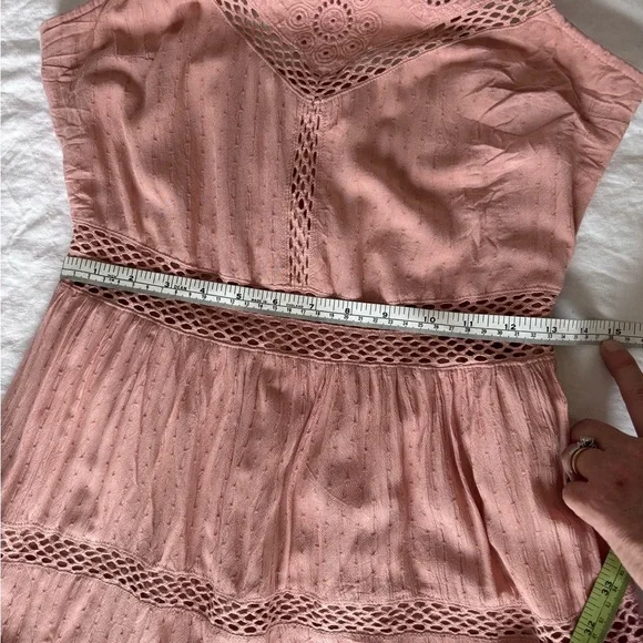 Abercrombie&Fitch x Teenvogue/Coachella Inspired Tiered Embroidered Lace Small - Picture 8 of 14